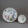 U964 Meissen octafoil teabowl and saucer, circa 1735