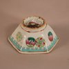 W789 Chinese hexagonal bowl, 19th/20th century