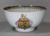 X767 Famille rose armorial bowl, Qianlong (1736-95)