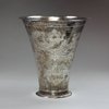 A1047 Swedish silver beaker, maker's mark of Lars Boye