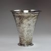 A1047 Swedish silver beaker, maker's mark of Lars Boye