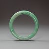 A2595 Jadeite bangle, 19th century, diameter: 3 1/2in. 8.9cm.  