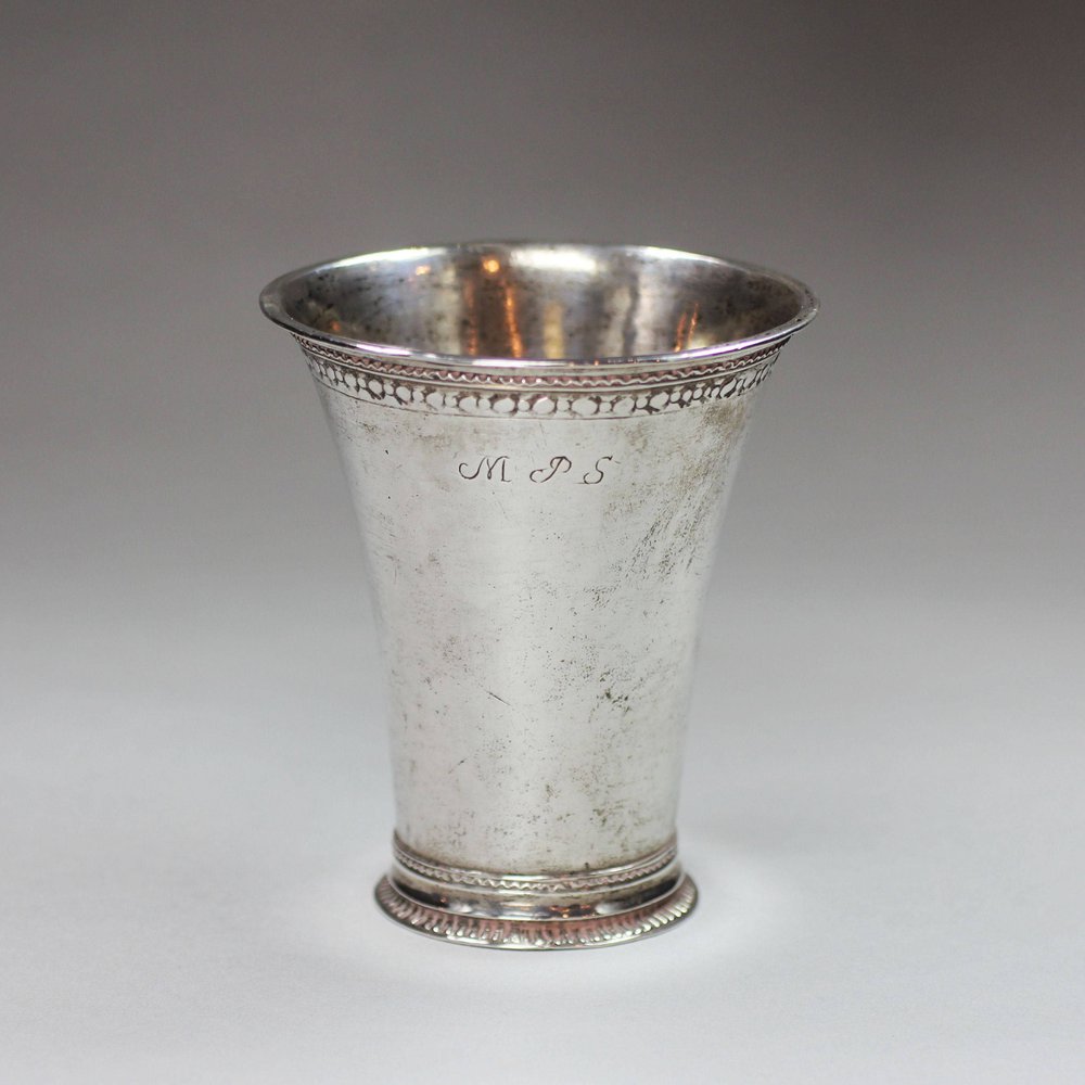 A3270 Swedish silver beaker, maker's mark of Ferdinand Sehl