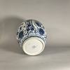 AA113 Chinese blue and white ovoid jar Kangxi(1668-1722)
