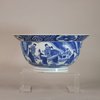 AA22 Chinese blue and white porcelain finely painted bowl, Kangxi period (1662-1722),