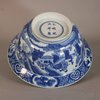 AA22 Chinese blue and white porcelain finely painted bowl, Kangxi period (1662-1722),