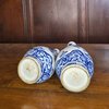 AA54 Pair of Kangxi(1662-1722) Kangdxi blue and white pear shape blue and white vases