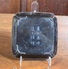 AA65 AA65 Chinese lac burgaute quare dish with canted corners Kangxi(1662-1722)