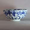 AA9 Large Chinese blue and white bowl, Kangxi(1662-1722)