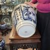 BL Large Japanese ovoid vase the slightly flared neck