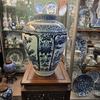 BL Large Japanese ovoid vase the slightly flared neck