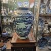 BL Large Japanese ovoid vase the slightly flared neck