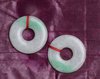 C141 Pair of Chinese jadeite bi discs