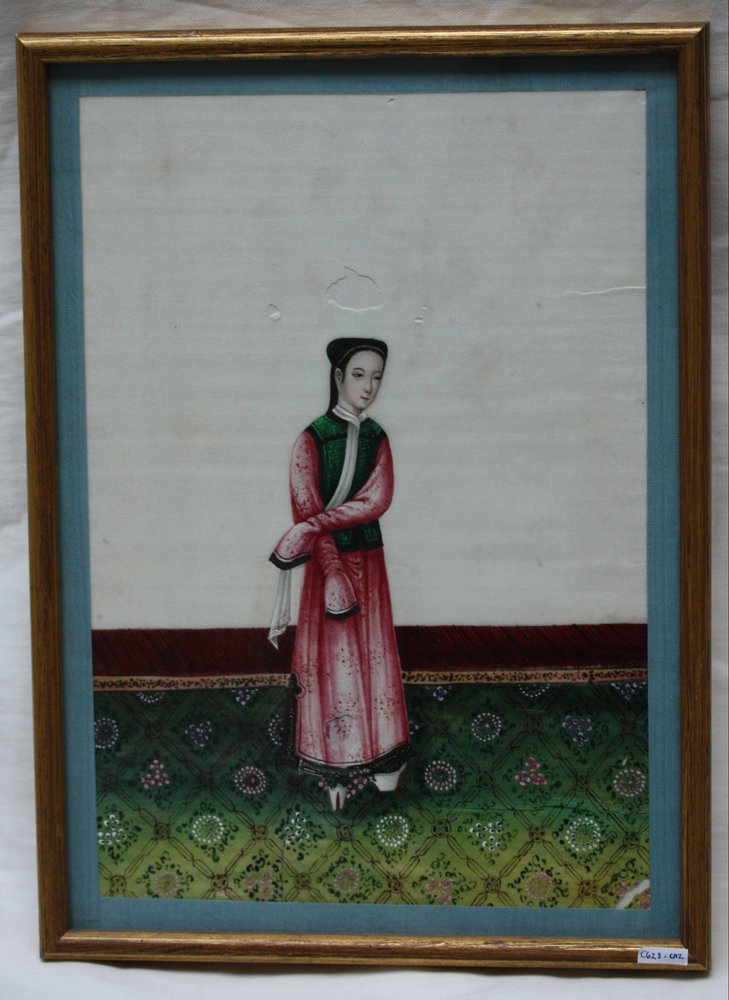 C623 Pith painting, 19th century