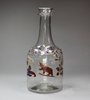 D396 Swiss painted glass carafe, c. 1730