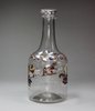 D396 Swiss painted glass carafe, c. 1730