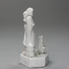 E712 Miniature Chinese blanc-de-chine figure of a noblewomen