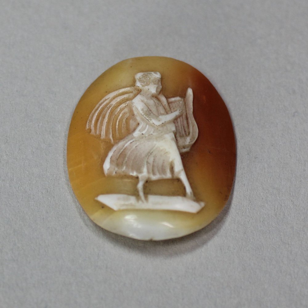 F120 Cameo, with a carving of Terpischore, the goddess of music