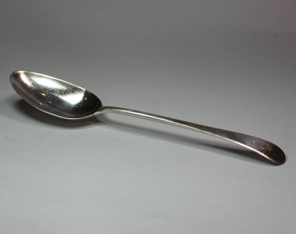 G387 English Georgian silver table spoon, 1714-1830
