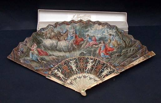 H638 French fan, Louis XV (c. 1730)