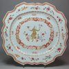 H848 Famille-rose scalloped dish, Qianlong (1736-1795)
