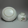 J548 Famille rose teacup and saucer, Qianlong (1734-95)