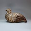 J799 Bohemian porcelain tureen of a partridge, made in Chodov