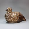 J799 Bohemian porcelain tureen of a partridge, made in Chodov