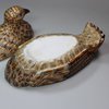 J799 Bohemian porcelain tureen of a partridge, made in Chodov