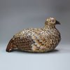 J799 Bohemian porcelain tureen of a partridge, made in Chodov