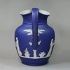 J875 Wedgwood Jasperware blue basalt jug, mid 19th century