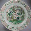 JB33 Famille verte dish decorated dragon and phoenix diameter: 15in