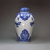 JB65 Blue and white jar and cover, Kangxi (1662-1722)