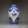 JB65 Blue and white jar and cover, Kangxi (1662-1722)