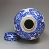 JB65 Blue and white jar and cover, Kangxi (1662-1722)