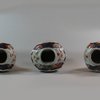 JB69 Extremely rare Japanese Imari garniture, circa 1700