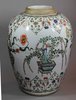 JM6 Large famille verte ovoid jar, Kangxi (1662-1722)