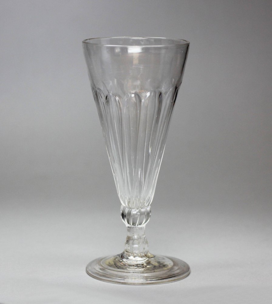 L729 English drinking glass, 18th century