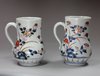 L852 Rare pair of Japanese imari mugs, circa 1700