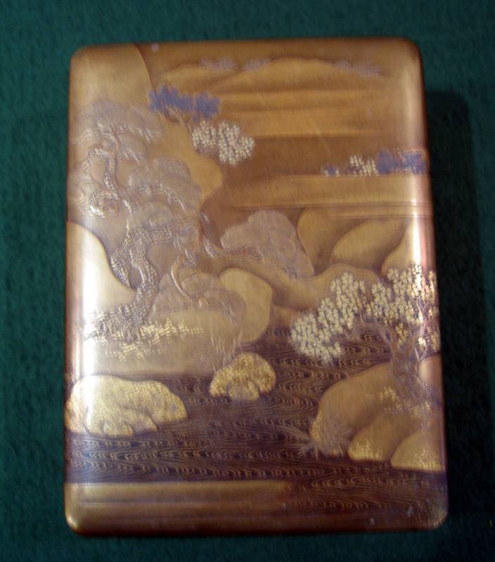 L855 Japanese lacquer box,        SOLD