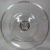 L923 Glass tazza, 18th century, diameter 11 1/2in., 29.2cm.