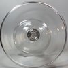 L925 Glass tazza, 18th century, diameter: 9 1/2in., 24.3cm