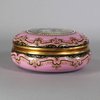 MW238 Viennese enamel pink ground box, late 19th century