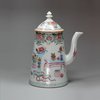 N277 Famille rose chocolate pot and a cover, Qianlong (1736-95)