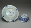 N532 Blue and white teabowl and saucer, Kangxi (1662-1722)