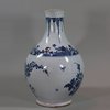 N807 English Liverpool delft vase, circa 1760