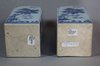 P164 Pair of Chinese blue and white canisters, 18th century