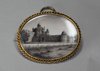 P234 Indian miniature brooch of the Red Fort, 19th century