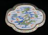 P336 Enamel quatrefoil tray, Qianlong (1736-95)