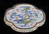 P336 Enamel quatrefoil tray, Qianlong (1736-95)